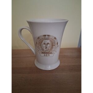 The Museum of Jurassic Technology. AEM Coffee Mug. White,gold. 16oz